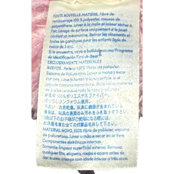 Build a Bear Sparkle Pink Disney Princess w/Crown Plush Stuffed Support Toy - Picture 15 of 16